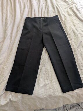 Express Cropped Black Pants NWT